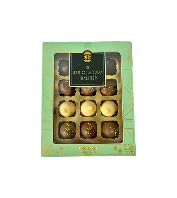 Bräutigams pralinask 12-bitar