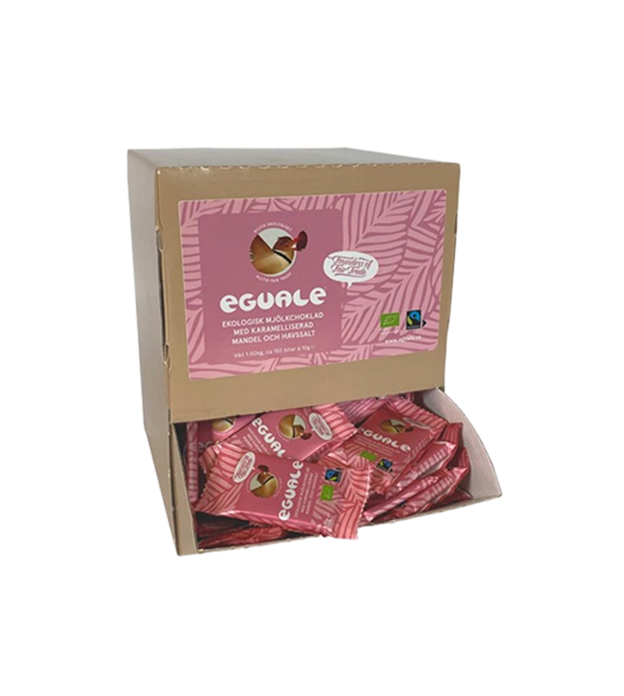Eguale Mini Mjölkchoklad havssalt & mandel