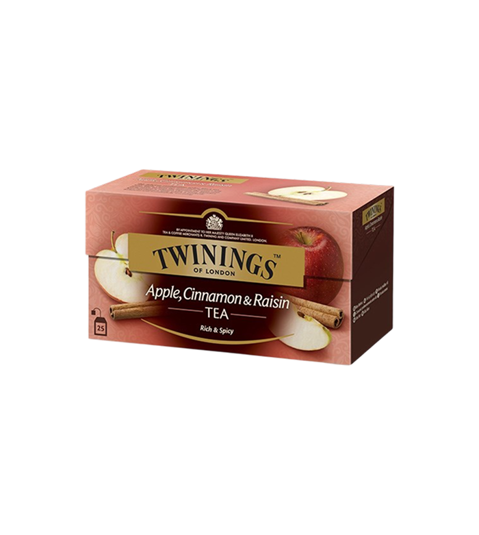 Twinings Svart Te Äpple, Kanel &Russin 25-pack