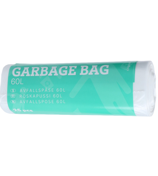 Avfallspåse 60L, Vita 25st