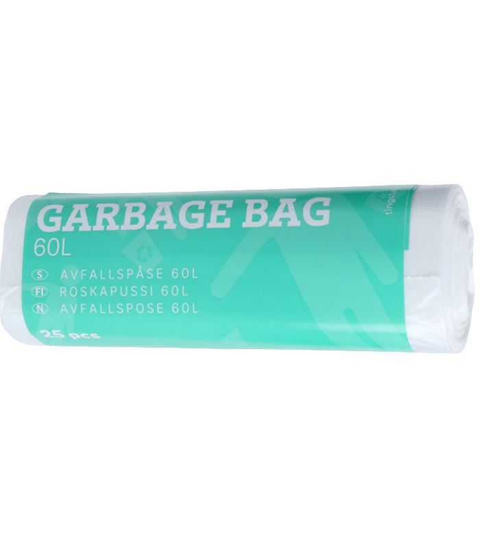 Avfallspåse 60L, Vita 25st